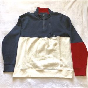 Tommy Hilfiger 1/2 Zip Colorblock Sweater XL